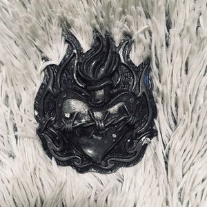 HeavyMentalBuckles. com sacred heat belt buckle